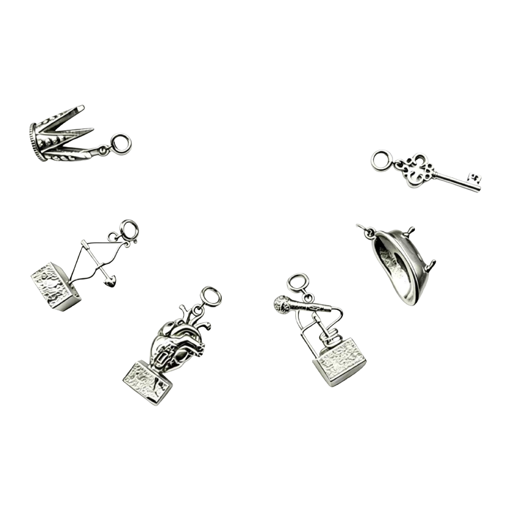 Loveland Charm Bracelet & Game Piece Set - Charms