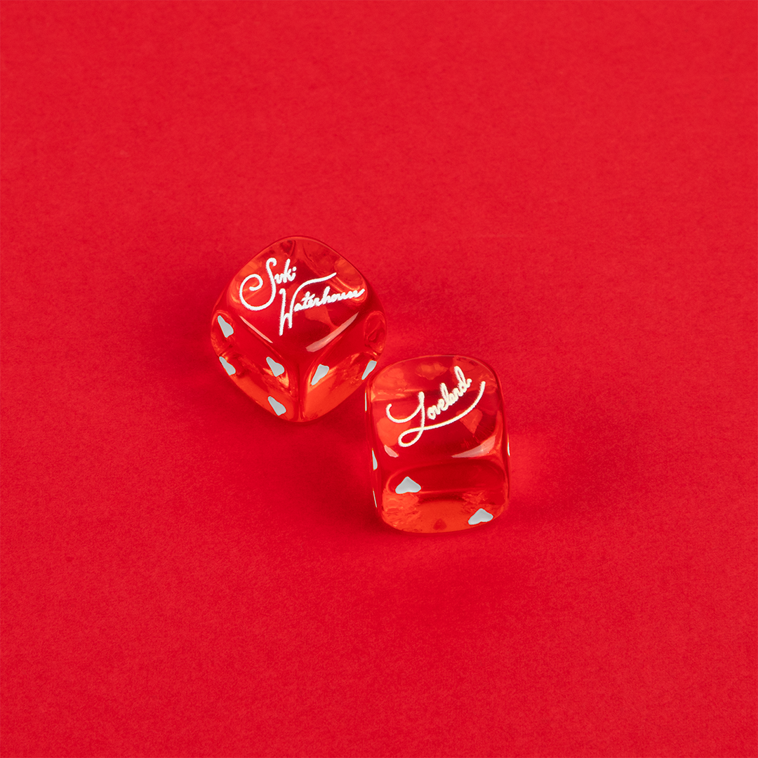 Loveland Red Dice text